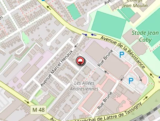 Carte de Ucar Saint André Location à Saint-andré-lez-lille