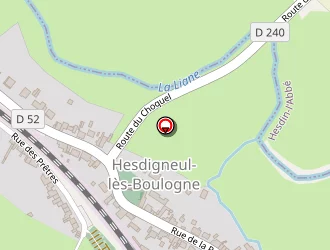 Carte de La Poste à Hesdigneul-lès-boulogne