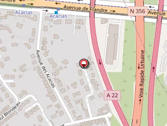 Carte de Afcic à Marcq-en-barœul