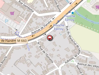 Carte de Maison De Quartier Pasteur à Villeneuve-d'ascq