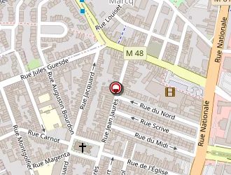 Carte de Jc Decaux à Marcq-en-barœul