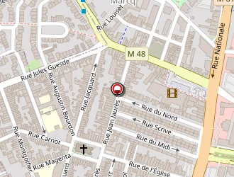 Carte de Atelier Patrice Bricout à Marcq-en-barœul