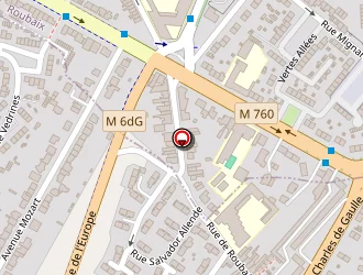 Carte de Collège Saint Paul à Hem