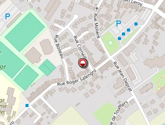 Carte de Serbra à Leers