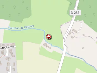 Carte de Complexe Sportif à Desvres