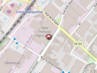 Carte de Maison De L'emploi Val Marque à Croix