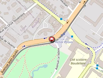 Carte de Elres à Roubaix