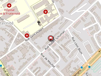 Carte de Gruson Matériaux à Roubaix