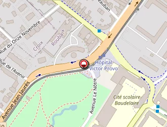 Carte de Lesage Jean à Roubaix