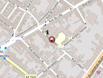 Carte de Maison Des Aveugles à Roubaix