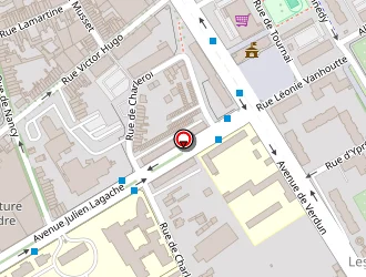 Carte de Centre Le Pré Vert à Roubaix