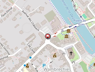 Carte de Upnote à Wambrechies