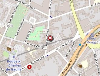 Carte de Lycée Saint Martin à Roubaix