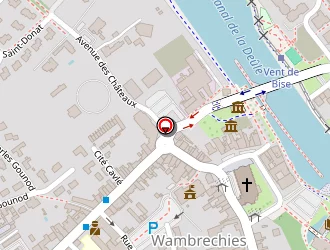 Carte de Sacados à Wambrechies