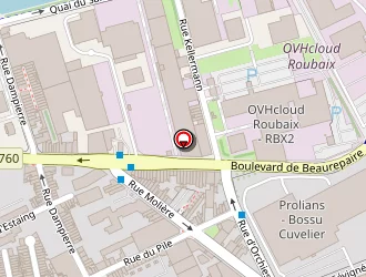 Carte de Mille Oreillers à Roubaix