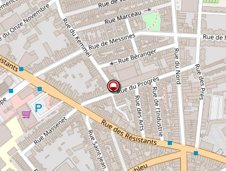 Carte de Bigoudime à Armentières