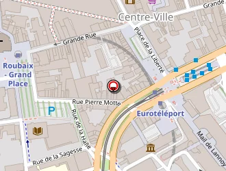 Carte de Cordonnerie Du Centre à Roubaix