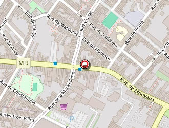 Carte de Gcdia à Roubaix