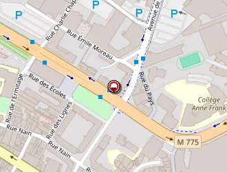 Carte de Salle Pays à Roubaix