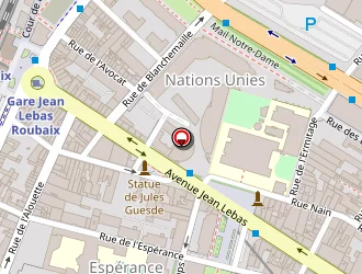 Carte de Mission Locale à Roubaix