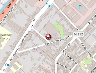 Carte de Salle Rome à Roubaix