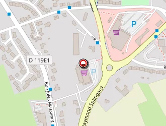 Carte de Aldi Marché Bois Grenier à Outreau