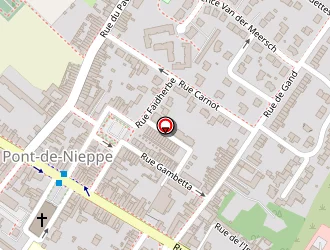 Carte de Centre D'action Sociale à Nieppe