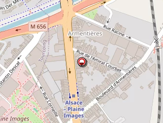 Carte de Publicart à Roubaix