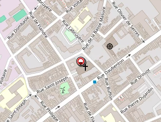 Carte de Salle Buffon à Roubaix