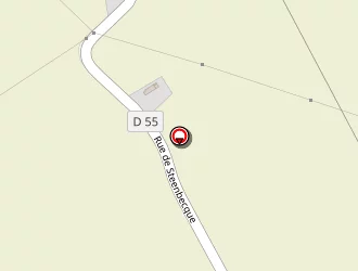 Carte de La Papelutte à Blaringhem