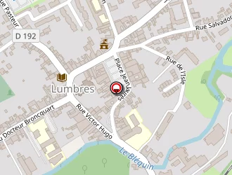 Carte de Bio-cheval à Lumbres