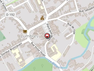 Carte de Desfrennes Thomas à Lumbres