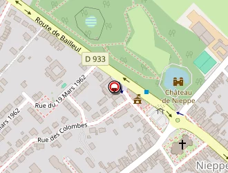 Carte de Akena à Nieppe