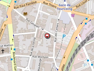 Carte de Aldi Marché à Tourcoing