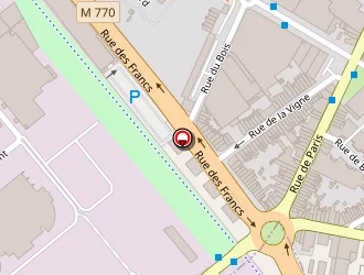 Carte de Pressing Des Francs à Mouvaux