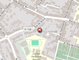 Carte de Institut Agricole à Hazebrouck