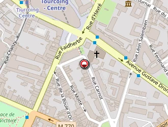 Carte de Faidherbe à Tourcoing