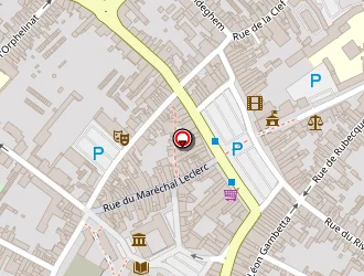 Carte de Centre Optique Audition Mutualiste à Hazebrouck