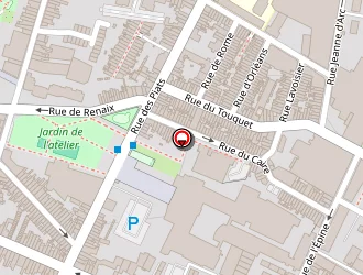 Carte de Lycee Professionnel Le Corbusier à Tourcoing