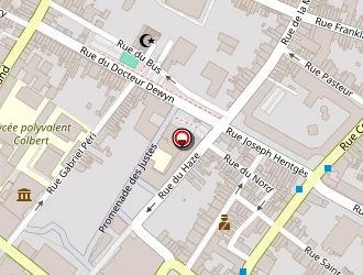 Carte de Alain Afflelou à Tourcoing