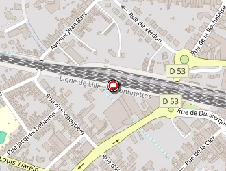 Carte de Wallaert Immobilier à Hazebrouck