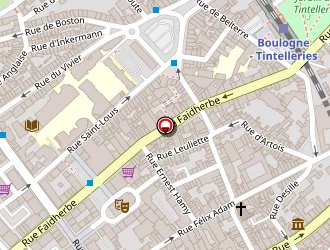 Carte de Campus à Boulogne-sur-mer