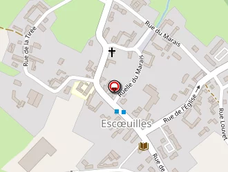 Carte de Houcke Barbara à Escœuilles