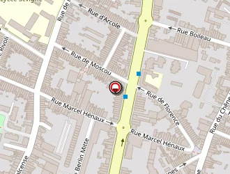 Carte de Az Coiffure à Tourcoing