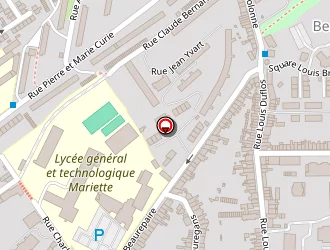 Carte de Lycée Mariette à Boulogne-sur-mer