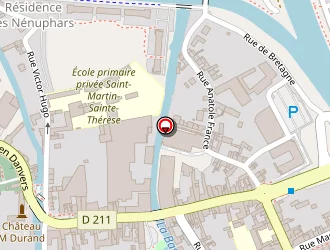 Carte de Vd Coiffure à Arques