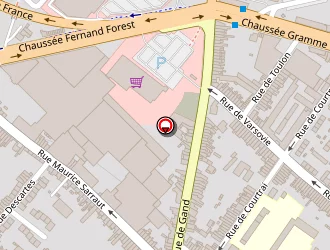 Carte de Créafibres à Tourcoing