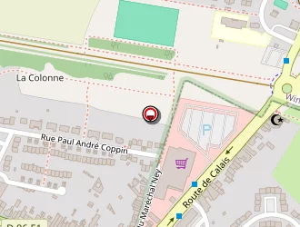 Carte de Pourre Catherine à Wimille