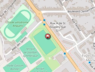 Carte de Complexe Sportif à Saint-omer