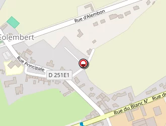 Carte de La Poste à Colembert